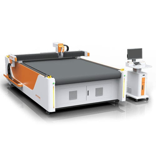 Schneidemaschine mit oszillierender Säge - HTY - Jinan Red Sun CNC Equipment Co., Ltd. - für Polyurethan / für Textil / für Leder