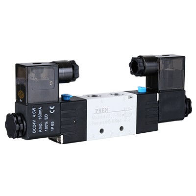Vorgesteuertes Magnetventil - 4V - Ningbo Phen Automation Co., Ltd - 5-Wege / NO / NC