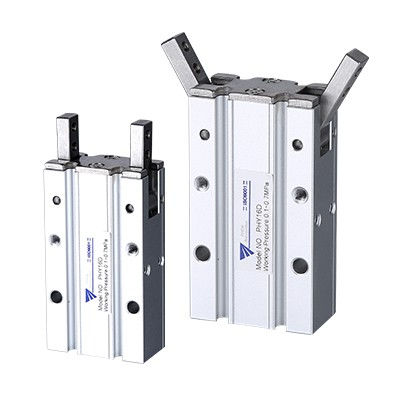 Druckluftbetriebene Greifzange - PH - Ningbo Phen Automation Co., Ltd - parallel / 2 Backen / Doppel