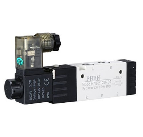Vorgesteuertes Magnetventil - PVF - Ningbo Phen Automation Co., Ltd - 5-Wege / Luft / IP65