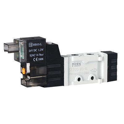 Vorgesteuertes Magnetventil - PSY - Ningbo Phen Automation Co., Ltd - 5-Wege / Luft / IP65