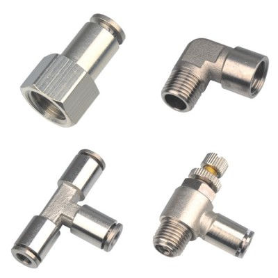 Pneumatischer Anschluss - T - Ningbo Phen Automation Co., Ltd - Gewinde / Push-in / T