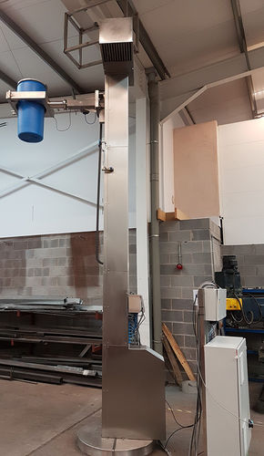 Elektrischer Fassheber - SPL/250/4640/90º/B/G - Base Handling Products Limited - Säulen / Edelstahl / ATEX