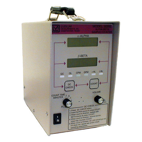Alpha-beta-Zähler - 3030E - LUDLUM - digital / für Proben / RS-232