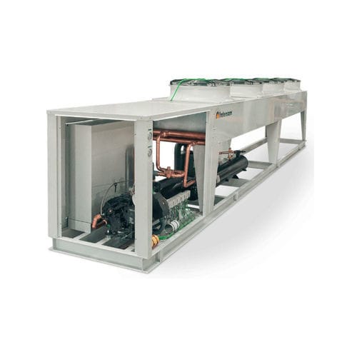 Halbhermetische Kondensationsanlage - IBOX series - Intersam - flüssigkeitsgekühlter motor / Außen