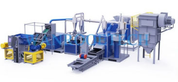 Recycling-Anlage / für Elektronikkarten - PCBR series - WANROOE-TECH - durch Mahlen
