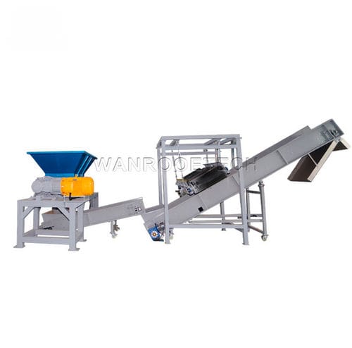 Primär-Schredder - PNDS1 series - WANROOE-TECH - Zweiwellen / für Holz / für Industrieprodukte