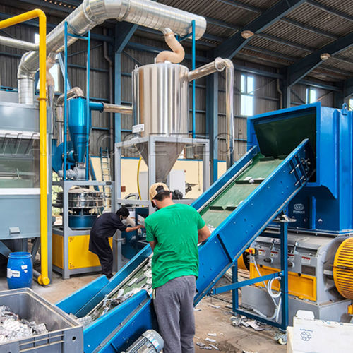 Kunststoffrecyclinganlage - PNAS series - WANROOE-TECH - Aluminium / durch Mahlen