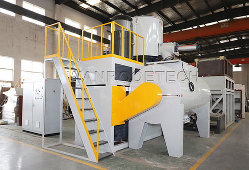 Aufbereitungs-Extrusionsanlage - SRL series - WANROOE-TECH - für PVC