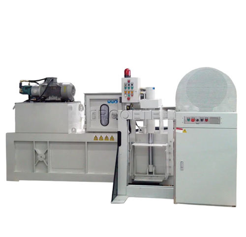 Ballenpresse für Müll - PNDB series - WANROOE-TECH - horizontal / mit oberer Öffnung / automatisch