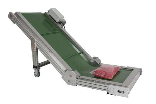 Bandförderer - LC100 - WEBRAPACK Verpackungsmaschinen GmbH - schräg / Transport