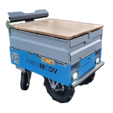Elektro-Transportwagen für den Warenumschlag / FTS - FreeMoov