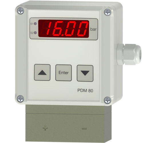 Differenzdruckmessumformer - PDM80-2 - Nöding Messtechnik - kapazitiv / analog / für Flüssigkeiten