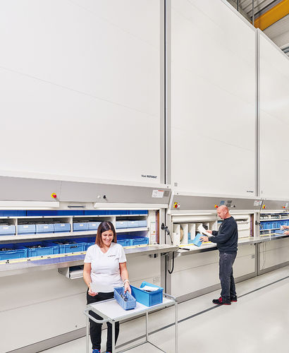 Vertikales automatisches Lagersystem - Hänel Rotomat - VRC WAREHOUSE TECHNOLOGIES - für Kassette / für Lagerhallen / für Kleinteile