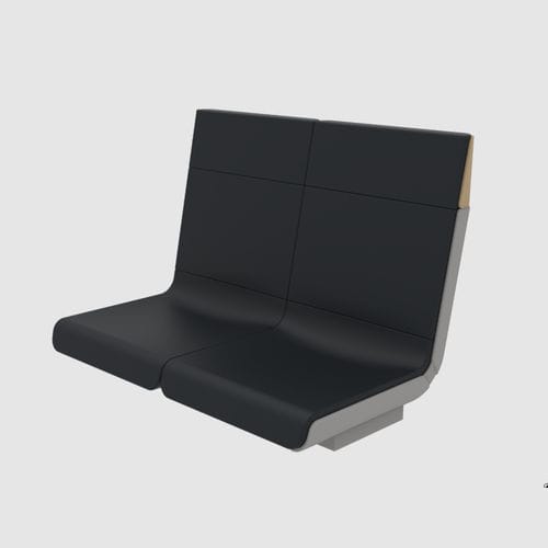 Standarder Zug­sitz - City Rail - COMPINFAINSA - für S-Bahnen / Schaumstoff / doppeltes