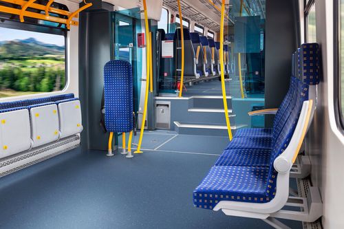 Bodenbelag für Zug / Verbundwerkstoff - TRAVELLER EVOLUTION - Gerflor - EN 45545 / HL2/HL3 / NFPA 130