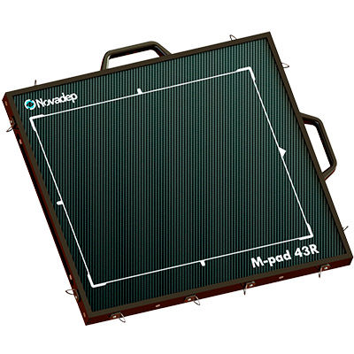 Röntgen-Flachbilddetektor - M-pad 43R - Novadep NDT Systems - Gammastrahlen / tragbar / kabellos