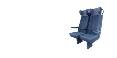 Zweite klasse Zugsitz - Vela - RECARO rail - erste klasse / für stadt-zu-stadt-züge / doppeltes