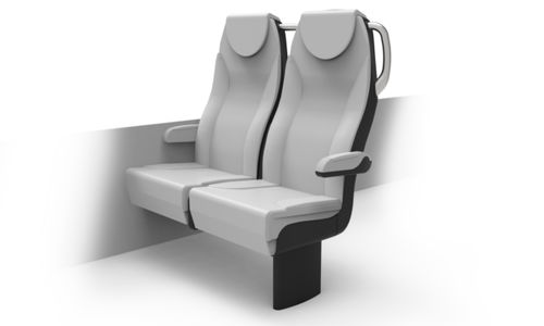 Standarder Zug­sitz - NJT-ML1 - Khrome - Doppelstockzug / Schaumstoff / doppeltes