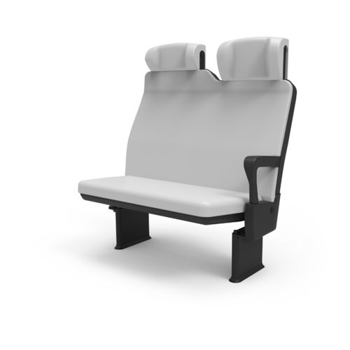 Standarder Zug­sitz - M8 - Khrome - für S-Bahnen / Schaumstoff / doppeltes