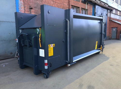 Organische Müllpresse - EMC BIO - Ecopress group - mobil / hydraulisch / mit oberer Öffnung