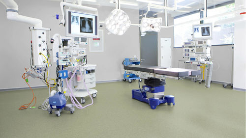 Polyurethanbeschichteter Bodenbelag - iQ Granit SD - tarkett - Vinyl / Granit / antistatisch