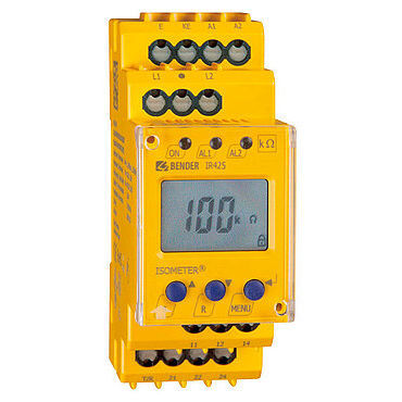 AC/DC-Isolationsüberwachungsgerät - ISOMETER® IR425-D4 - BENDER GmbH & Co KG - DC / 2NO/NF / für DIN-Schiene