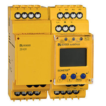 DC-Isolationsüberwachungsgerät - ISOMETER® isoBAT425  - BENDER GmbH & Co KG - RS485 / Modbus RTU