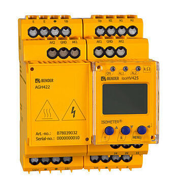 AC/DC-Isolationsüberwachungsgerät - ISOMETER® isoHV425 - BENDER GmbH & Co KG - DC / RS485 / Modbus RTU