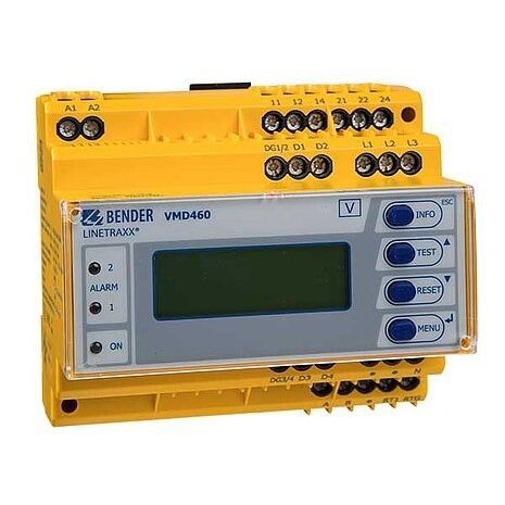 Spannungsüberwachungsrelais - LINETRAXX® VMD460-NA - BENDER GmbH & Co KG - Frequenz / für DIN-Schiene / RS485