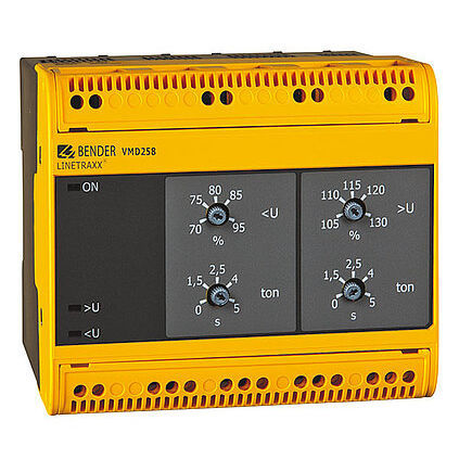 Überspannungs-Überwachungsrelais - LINETRAXX® VMD258 - BENDER GmbH & Co KG - Unterspannung / dreiphasig / AC