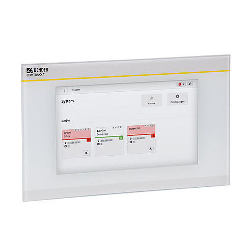 Control Terminal / mit Touchscreen - COMTRAXX® CP9…-I series - BENDER GmbH & Co KG - Unterputz / einbaufähig / IP54
