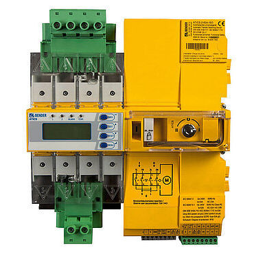 Manueller Umschalter - ATICS®-…-ISO - BENDER GmbH & Co KG - für DIN-Schiene / kompakt