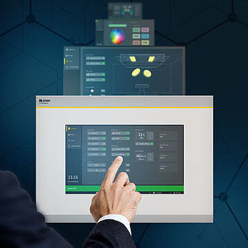 Konfigurierbarer steuerungspult - BENDER GmbH & Co KG - mit Touchscreen
