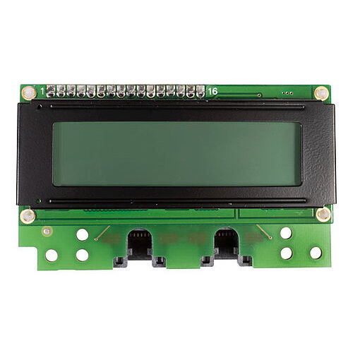 LED-Displaymodul - DPM2x16FP - BENDER GmbH & Co KG - Punktmatrix / monochrom / 16 x 2