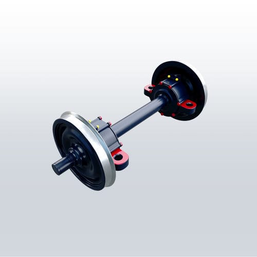 Eisenbahn-Radsatz / für Straßenbahnen - Wheelsets - MMR Group Sp. z o.o. - AAR / ISO