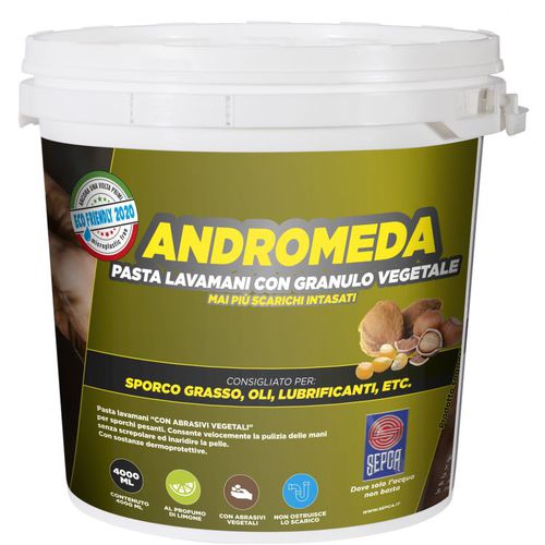 Handreinigungspaste - ANDROMEDA - Sepca Srl - für Automobilanwendungen / für die Papierindustrie / für die Textilindustrie
