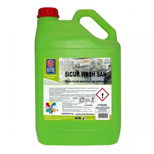 Reinigungsmittel auf Wasserbasis - Sicur Wash San - Sepca Srl - für Fußboden / Sanitärindustrie / Mehrzweck