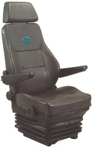 Druckluftbetriebene-Lokführersitz - 1191 - Best Seating Systems GmbH - Stoff / schwarz / einstellbar