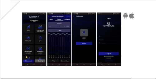 Steuerungssoftware - APP-OPT1 - Optimus - Alarm / Android / iOS