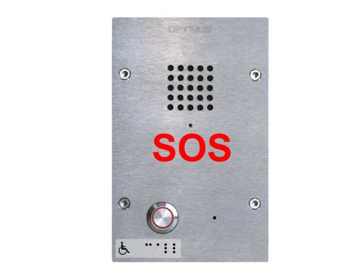 Audio-Sprechanlage - EP-405H - Optimus - Notfall / gesichert / wandmontiert
