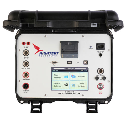 Analysator für Schutzschalter - CIBRE-30 - Hightest Technology - mit integriertem Drucker / batteriebetrieben / Bluetooth