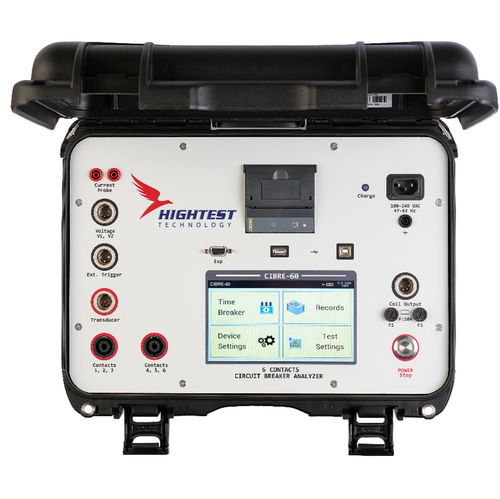 Analysator für Schutzschalter - CIBRE-60 - Hightest Technology - tragbar / automatisch / mit integriertem Drucker