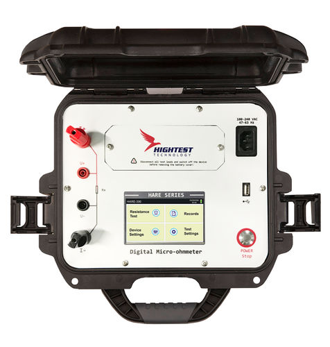 Digitales Mikroohmmeter - HARE - Hightest Technology - tragbar / gehärtet / batteriebetrieben