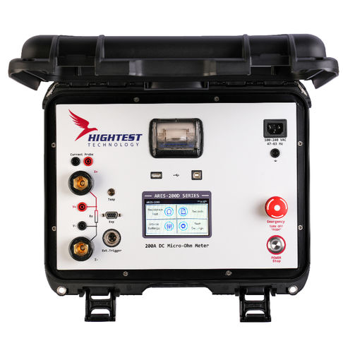 Digitales Mikroohmmeter - ARES-200D - Hightest Technology - tragbar / gehärtet / batteriebetrieben