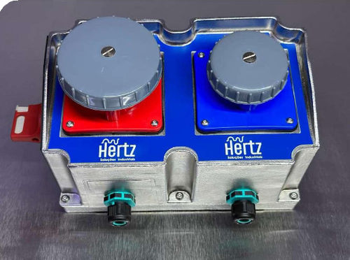 Verteilungs-Elektrogehäuse - Hertz Solucoes - voll ausgestattet / wandmontiert / Edelstahl