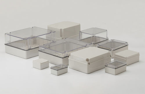 Wandmontiertes Gehäuse - A series - YUEQING YISEN ELECTRONIC TECHNOLOGY CO.,LTD. - rechteckig / ABS / Polycarbonat
