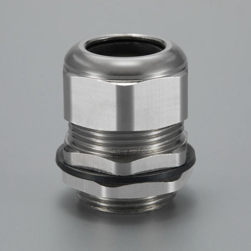 Messing-Kabelverschraubung - PG-BRS series - YUEQING YISEN ELECTRONIC TECHNOLOGY CO.,LTD. - vernickeltes Messing / IP68 / mit Panzergewinde