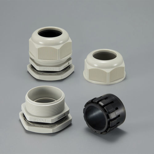 Nylon-Kabelverschraubung - PG-PA series - YUEQING YISEN ELECTRONIC TECHNOLOGY CO.,LTD. - IP66 / mit Panzergewinde