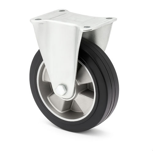 Laufflächen-Rad - BCW/F3/200/K –  400 kg - MARBA - Schwarzgummi / für Platten / für Rundkabel